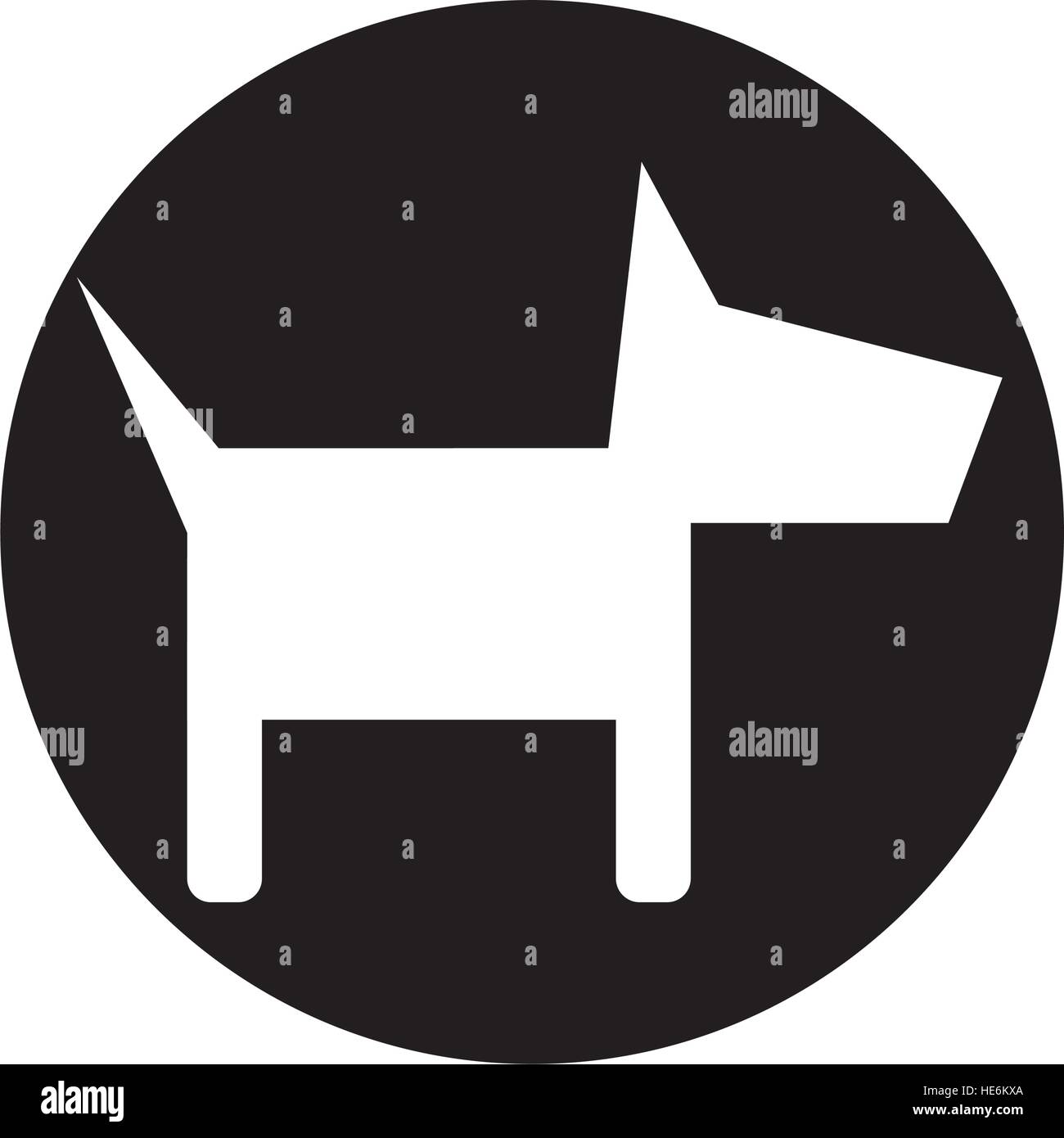 Dog Icon Design Concept, EPS 10 supported Stock Vector Image & Art - Alamy