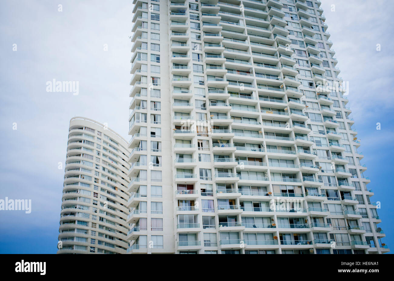 High density apartment building Stock Photo