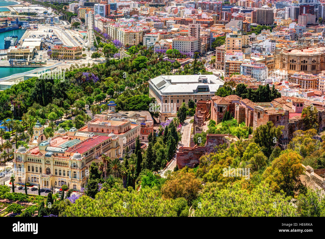 City Council Building in Malaga Stock Photo Alamy