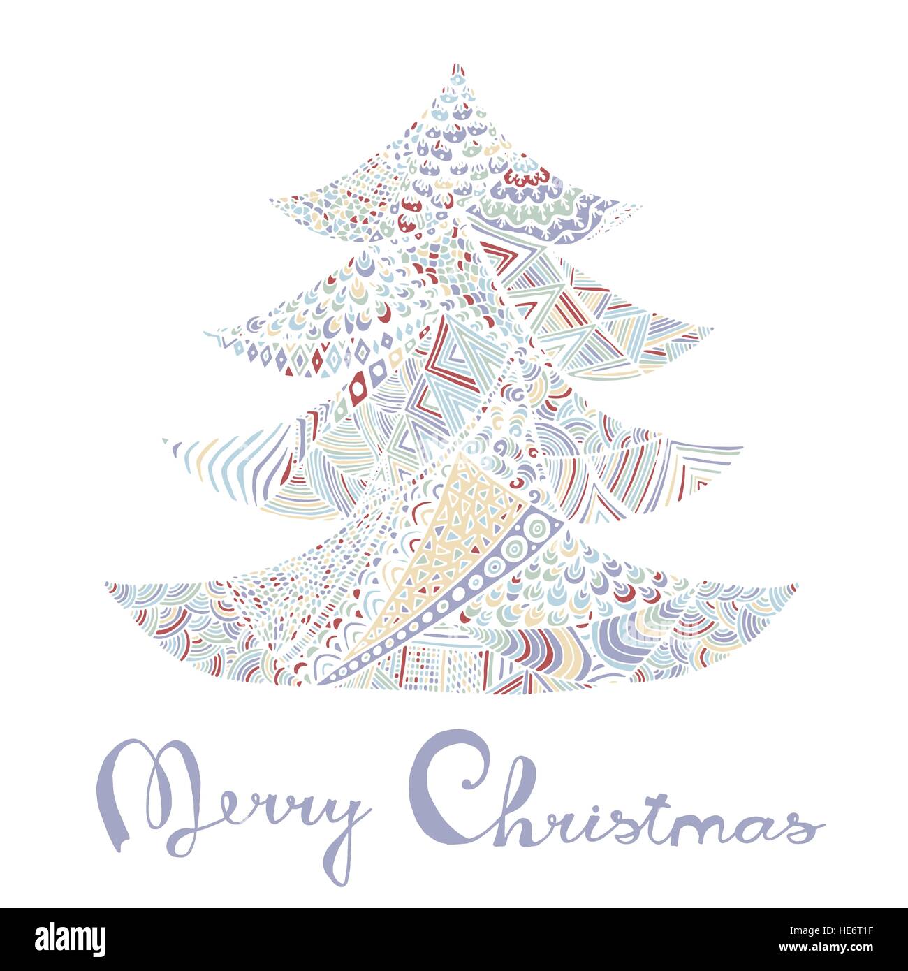 Happy new year and merry christmas card Stock Vector Image & Art - Alamy