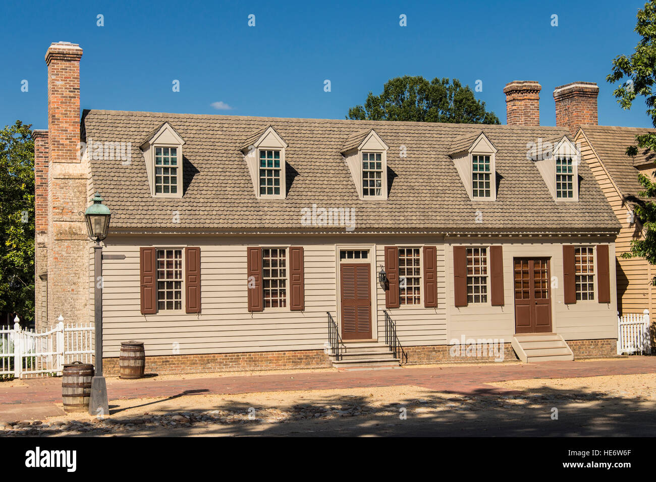 Alexander Craig House in Colonial Williamsburg Stock Photo Alamy