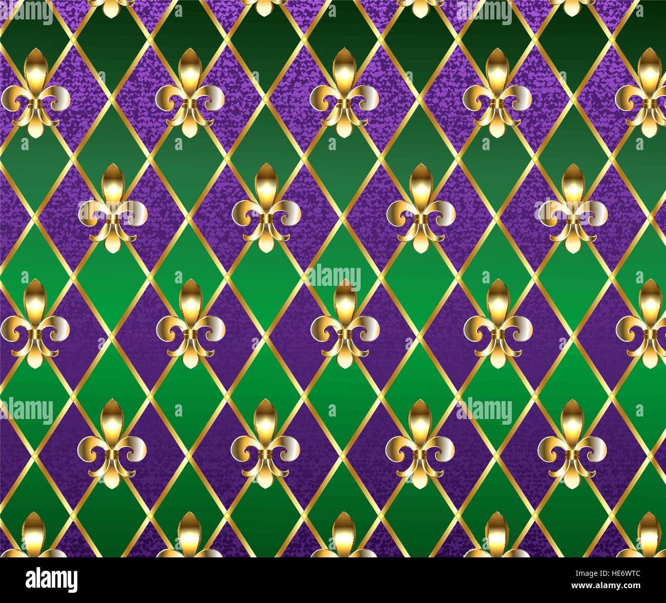 purple and gold mardi gras beads