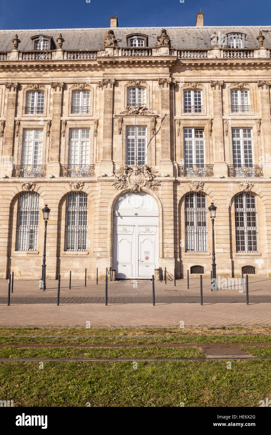 The customs building in Bordeaux, France. Stock Photo