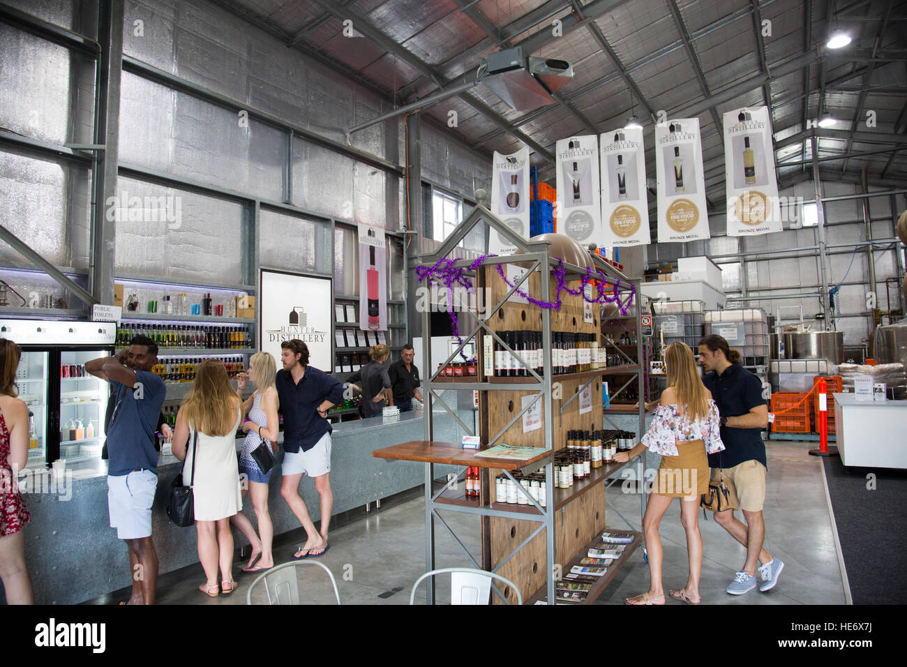 The Hunter Valley Wine region vineyards , wine and gin tasting at