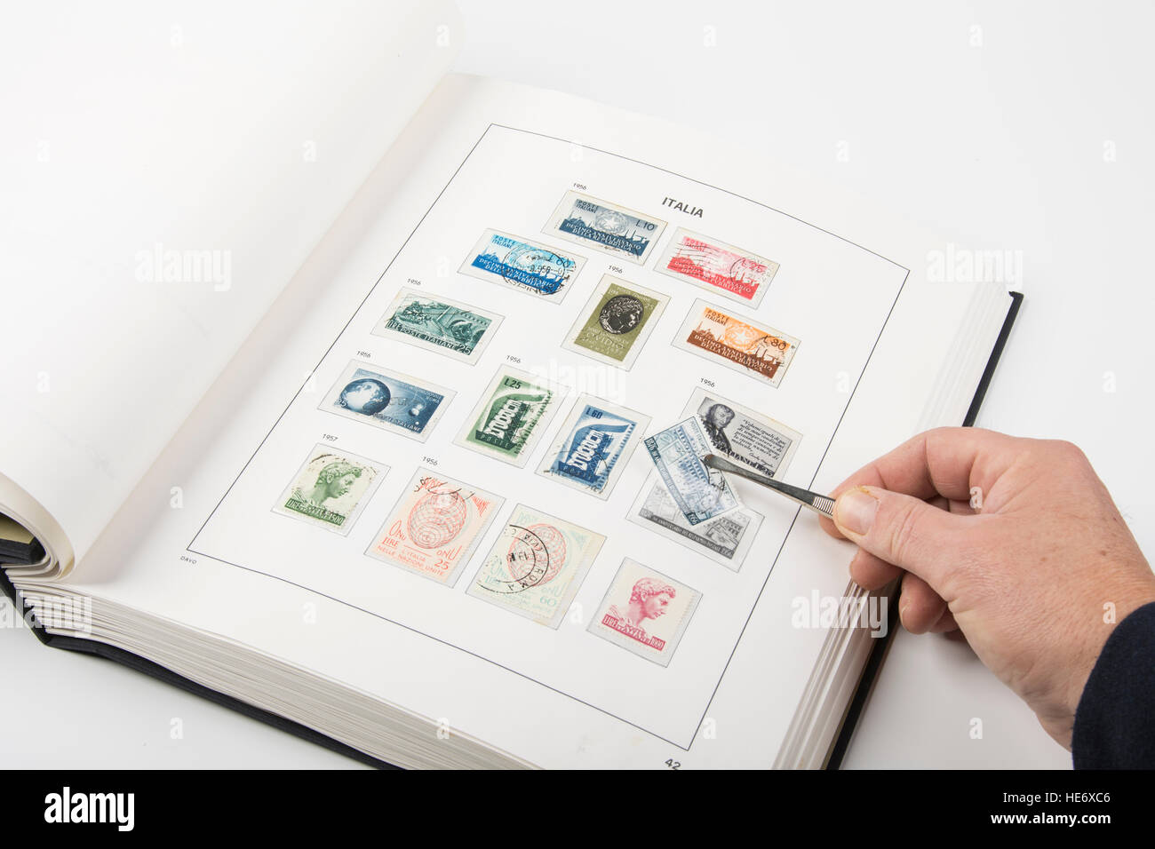 Collection Of Postage Stamps High Resolution Stock Photography and ...