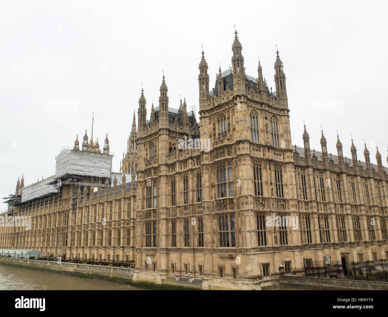 The Palace of Westminster  House of Commons  House of Lords, Stock Photo
