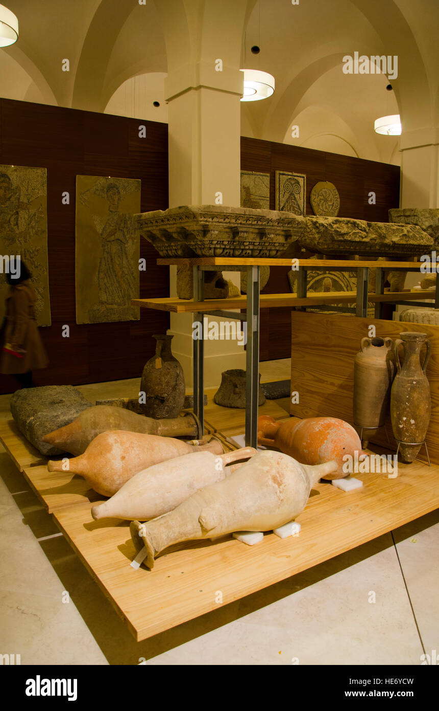 Open for public Storage rooms of Palacio de la Aduana, Museum of Malaga