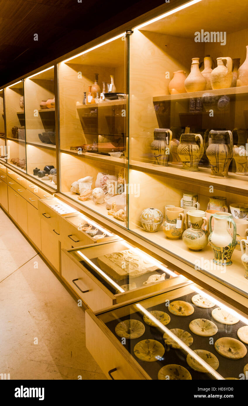 Open for public Storage rooms of Palacio de la Aduana, Museum of Malaga