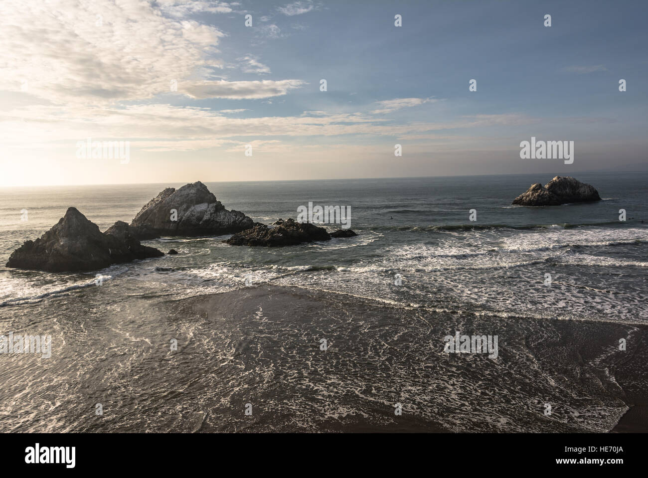 Ocean Beach, San Francisco, California Stock Photo