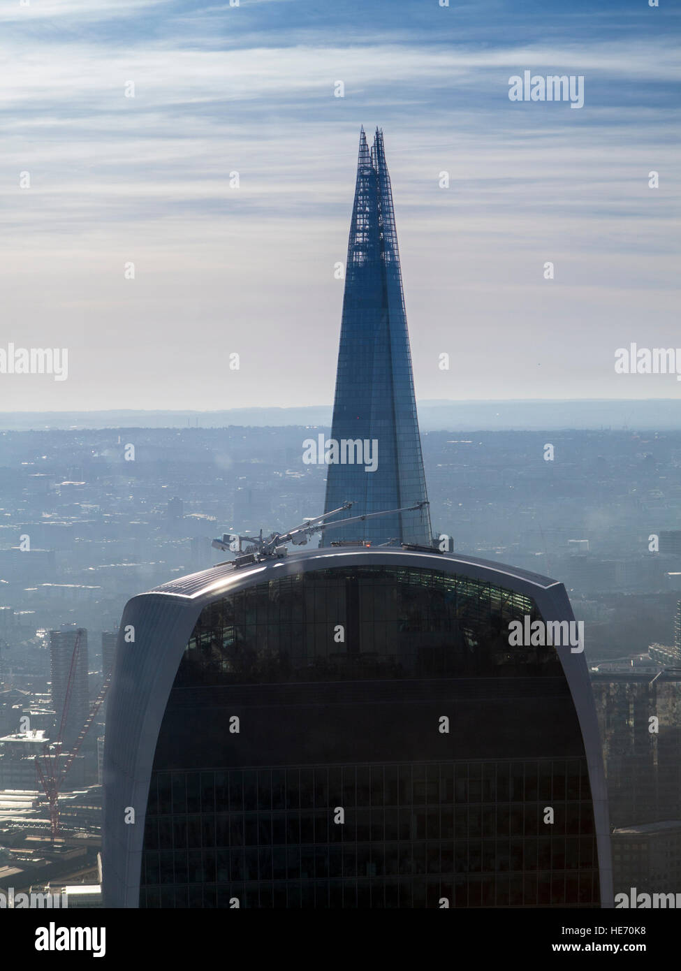 London: The Shard and the 'Walkie Talkie' building Stock Photo