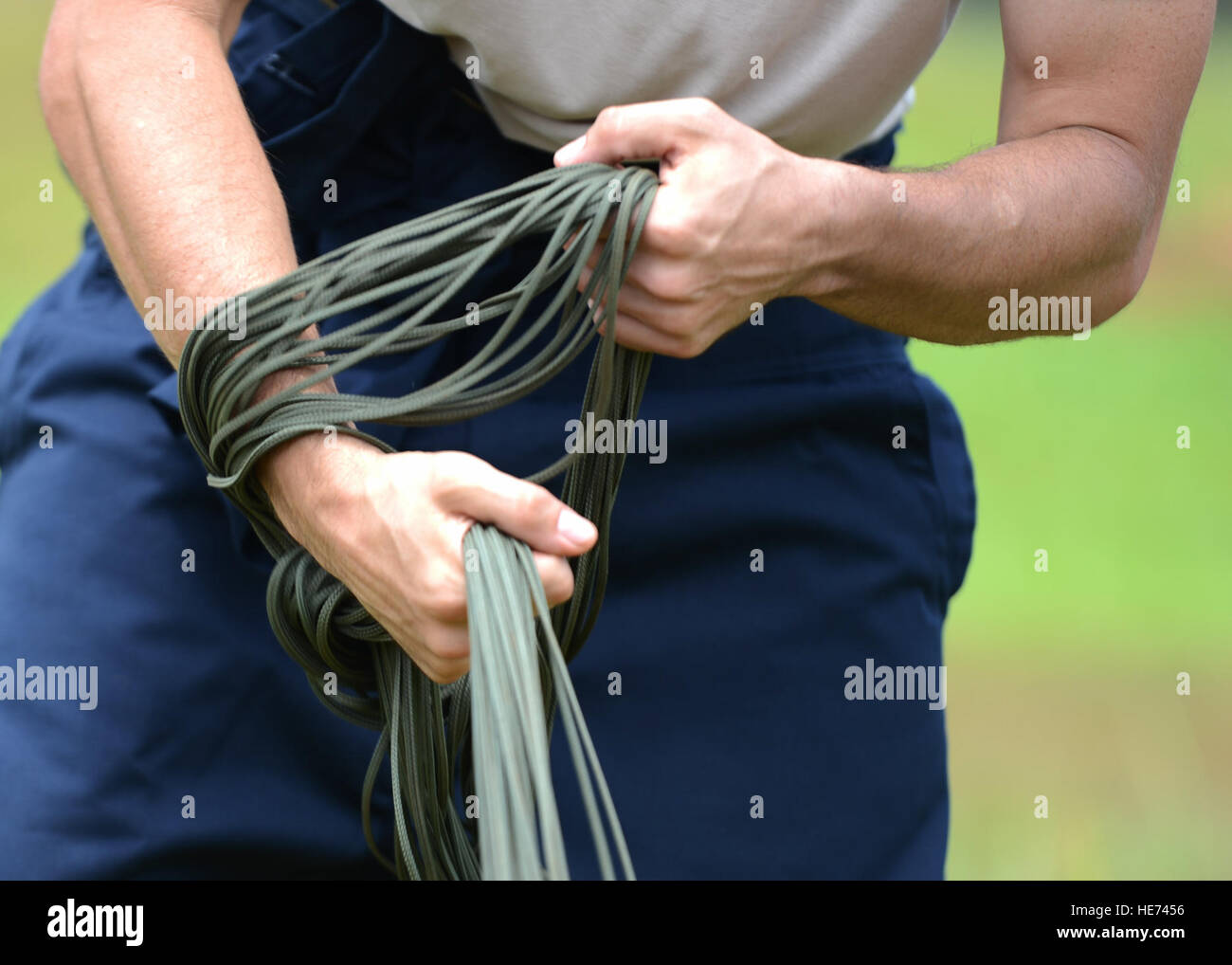 Airman Basic Rope 31 days of pacaf hi-res stock photography and images - Alamy