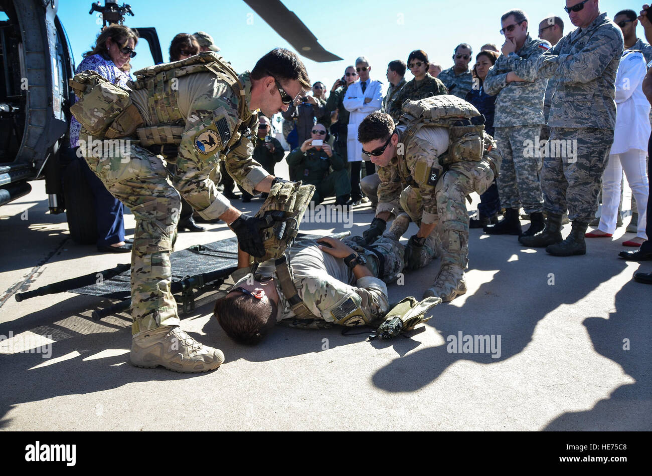 Pararescuemen from the 48th Rescue Squadron at Davis-Monthan Air Force ...