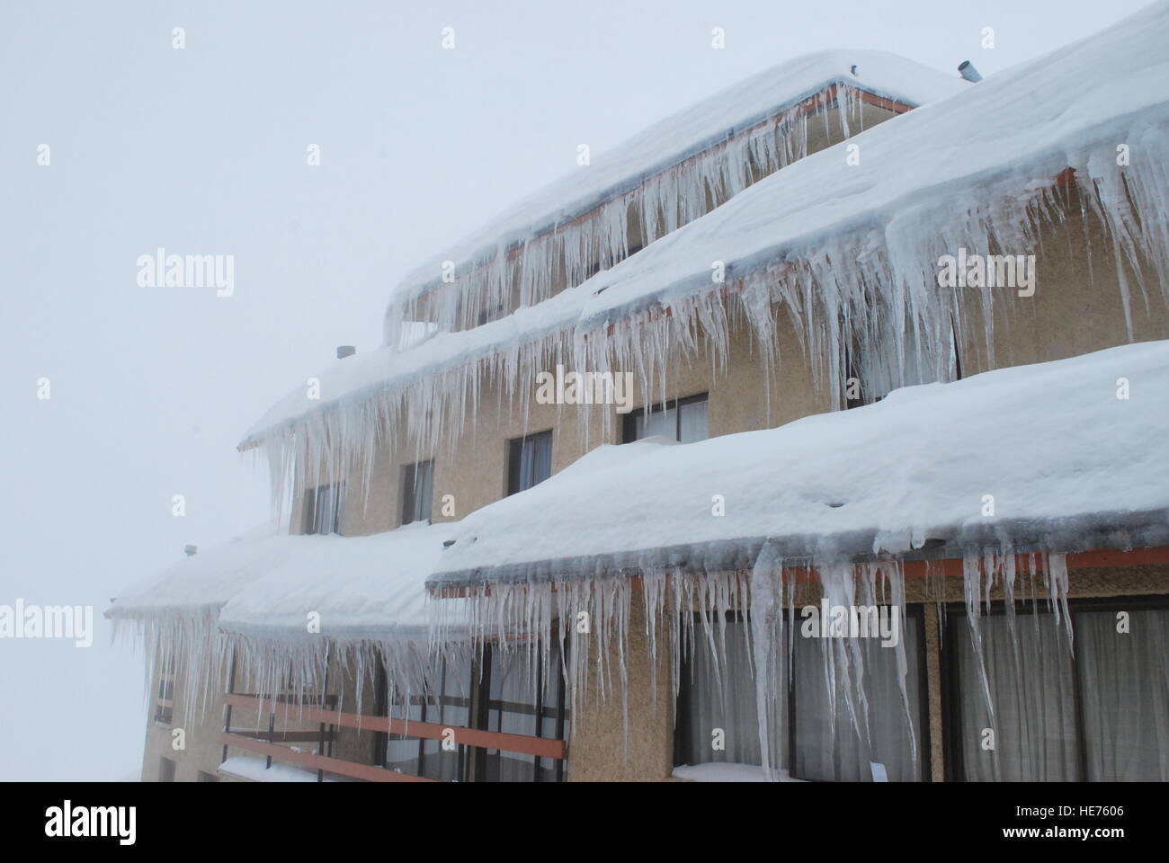 Valle Nevado ski resort in Santiago Chile Stock Photo Alamy