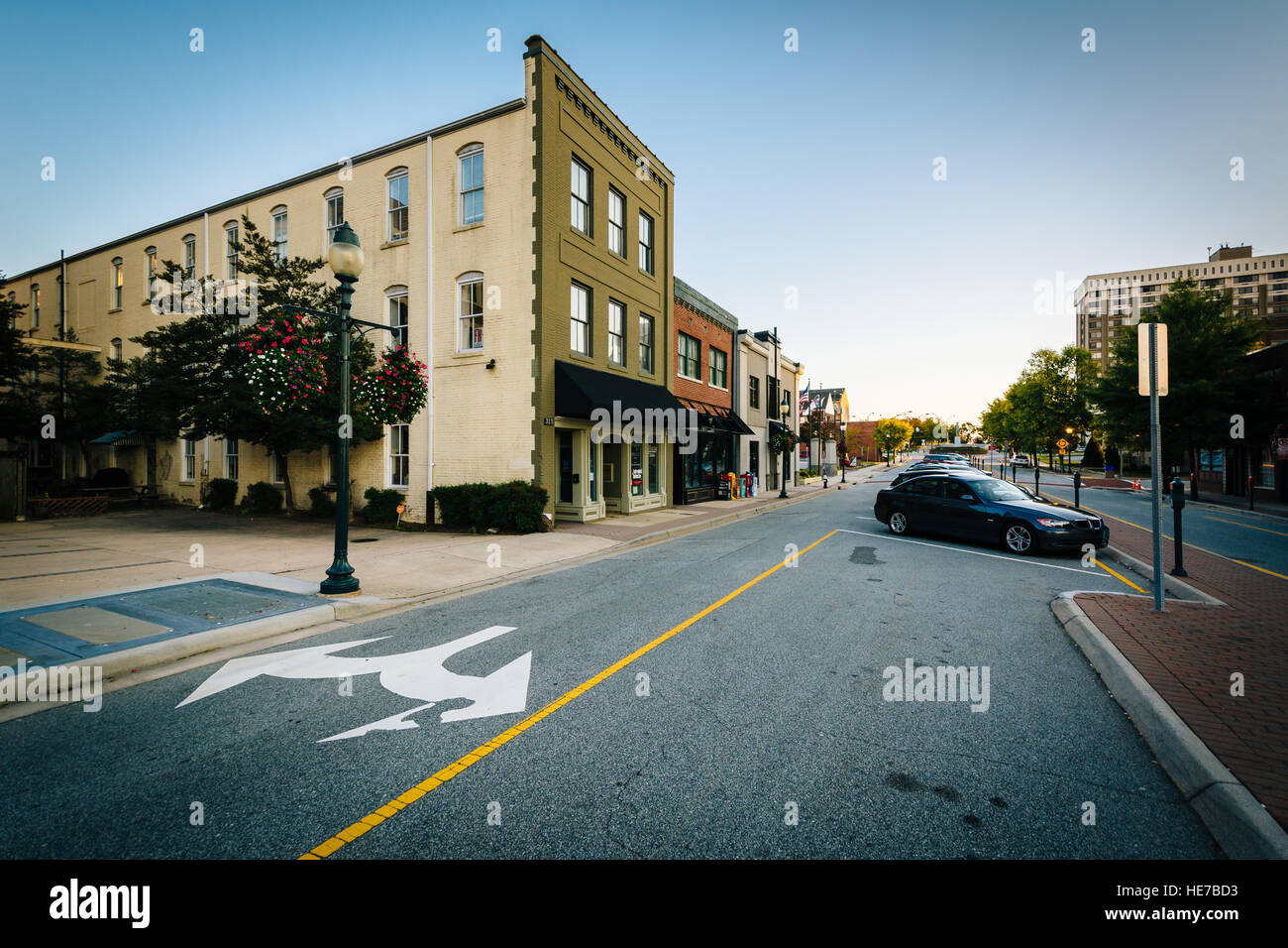 Greene Street, in downtown Greensboro, North Carolina Stock Photo Alamy