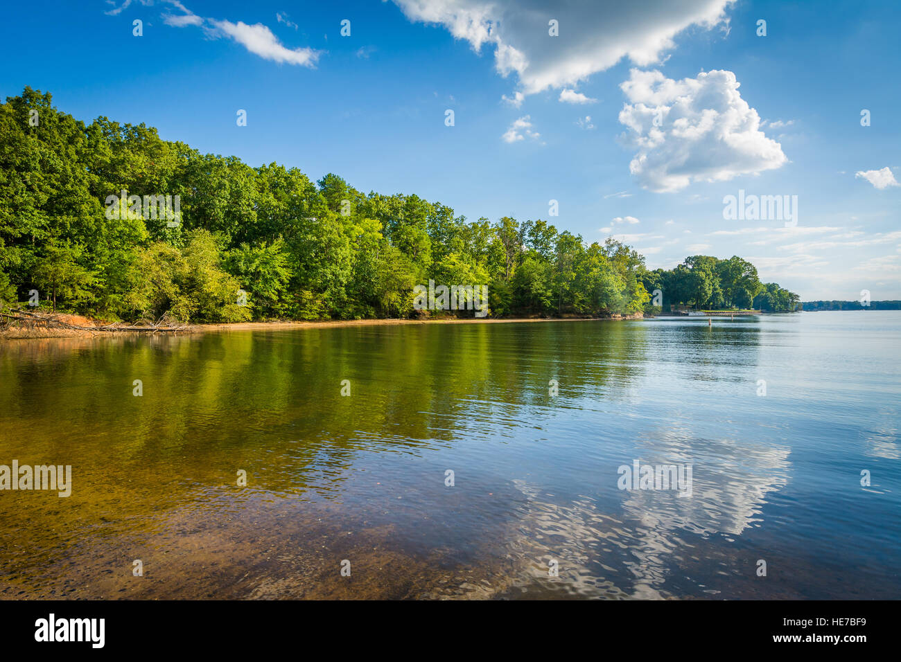 Lake Norman, at McCrary Access Area, in Mooresville, North Carolina