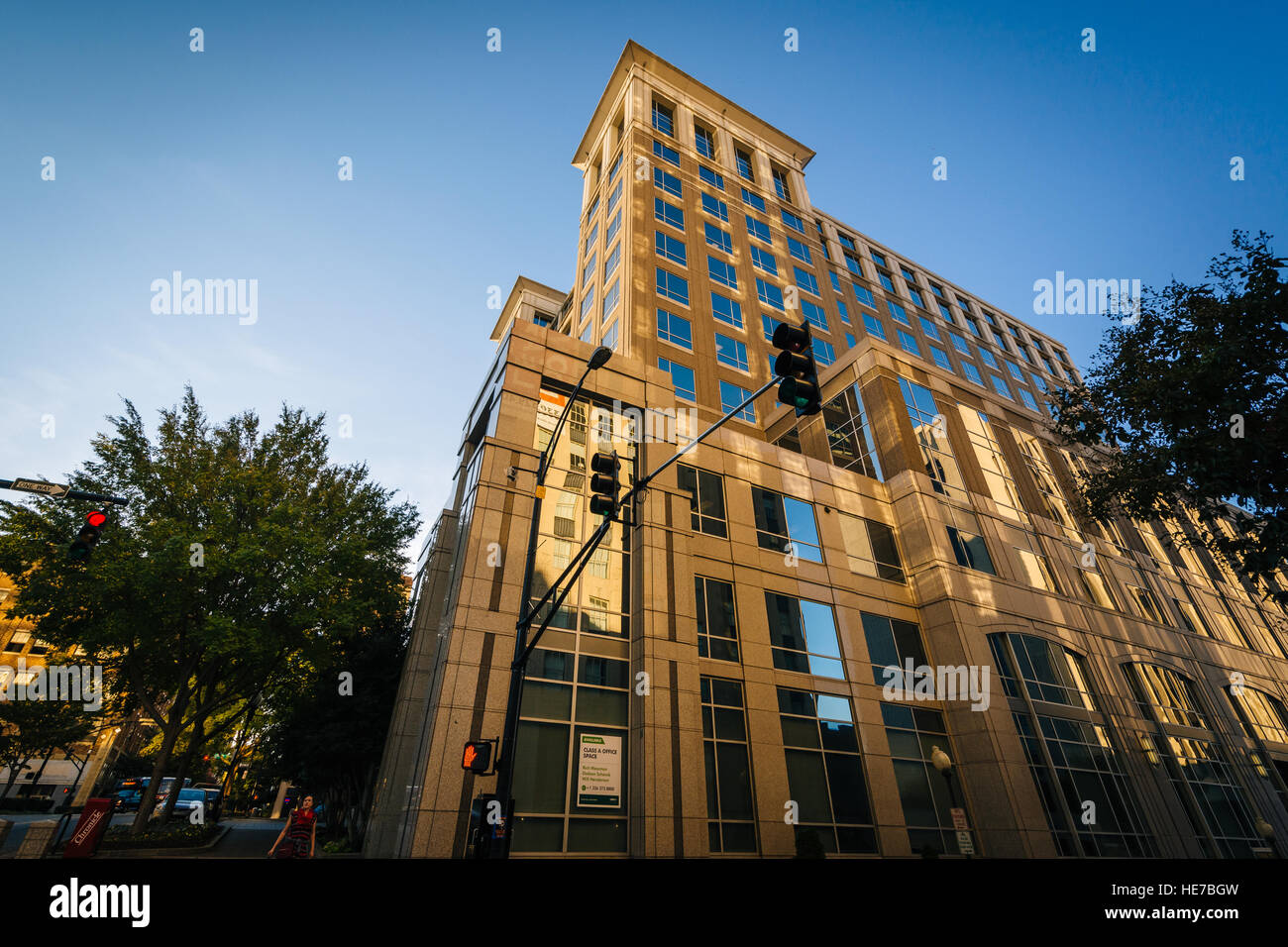 Modern building in downtown WinstonSalem, North Carolina Stock Photo