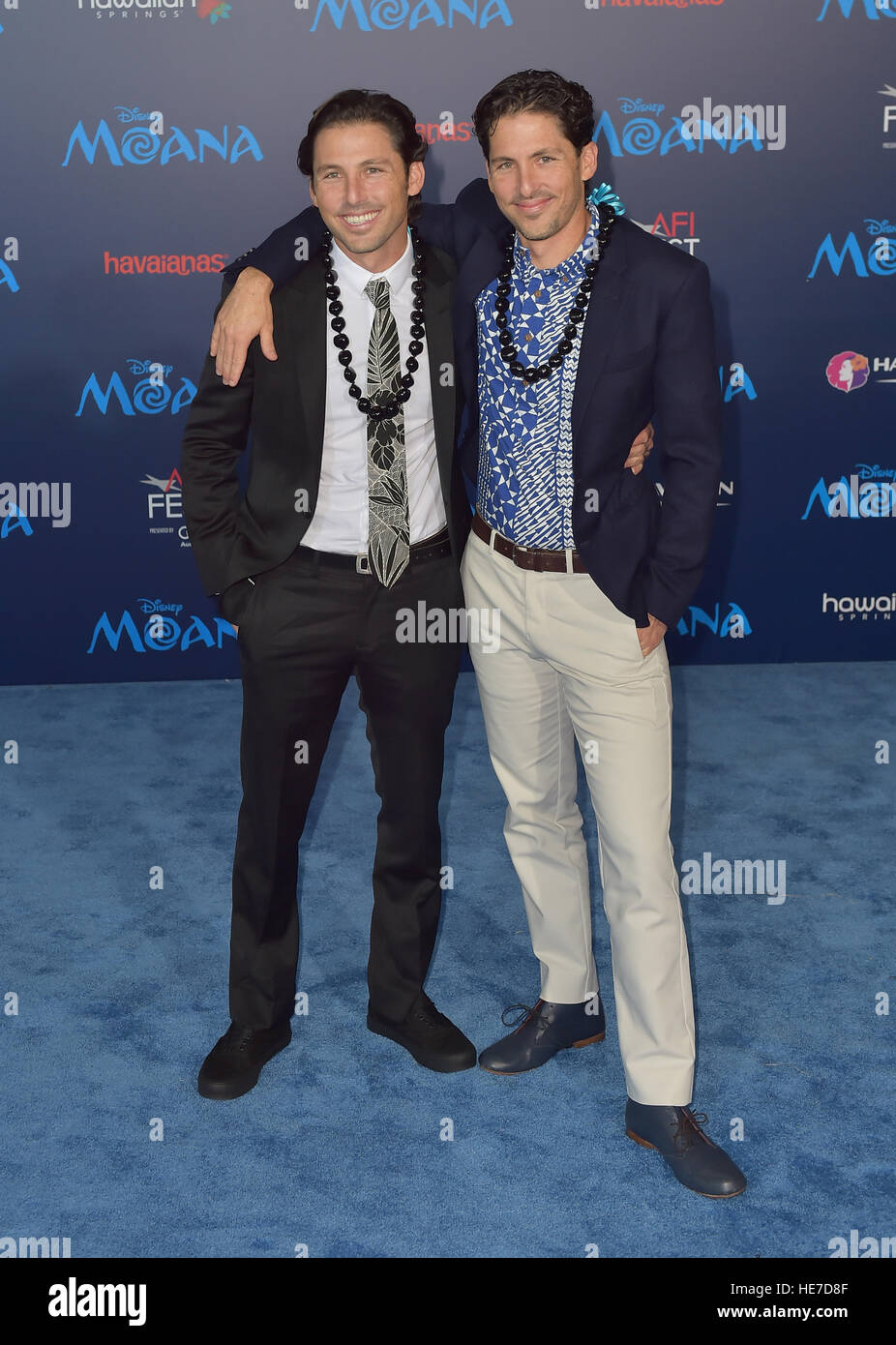 AFI FEST 2016 presented by Audi - 'Moana' - Premiere  Featuring: Jordan Kandell, Aaron Kandell Where: Los Angeles, California, United States When: 14 Nov 2016 Stock Photo