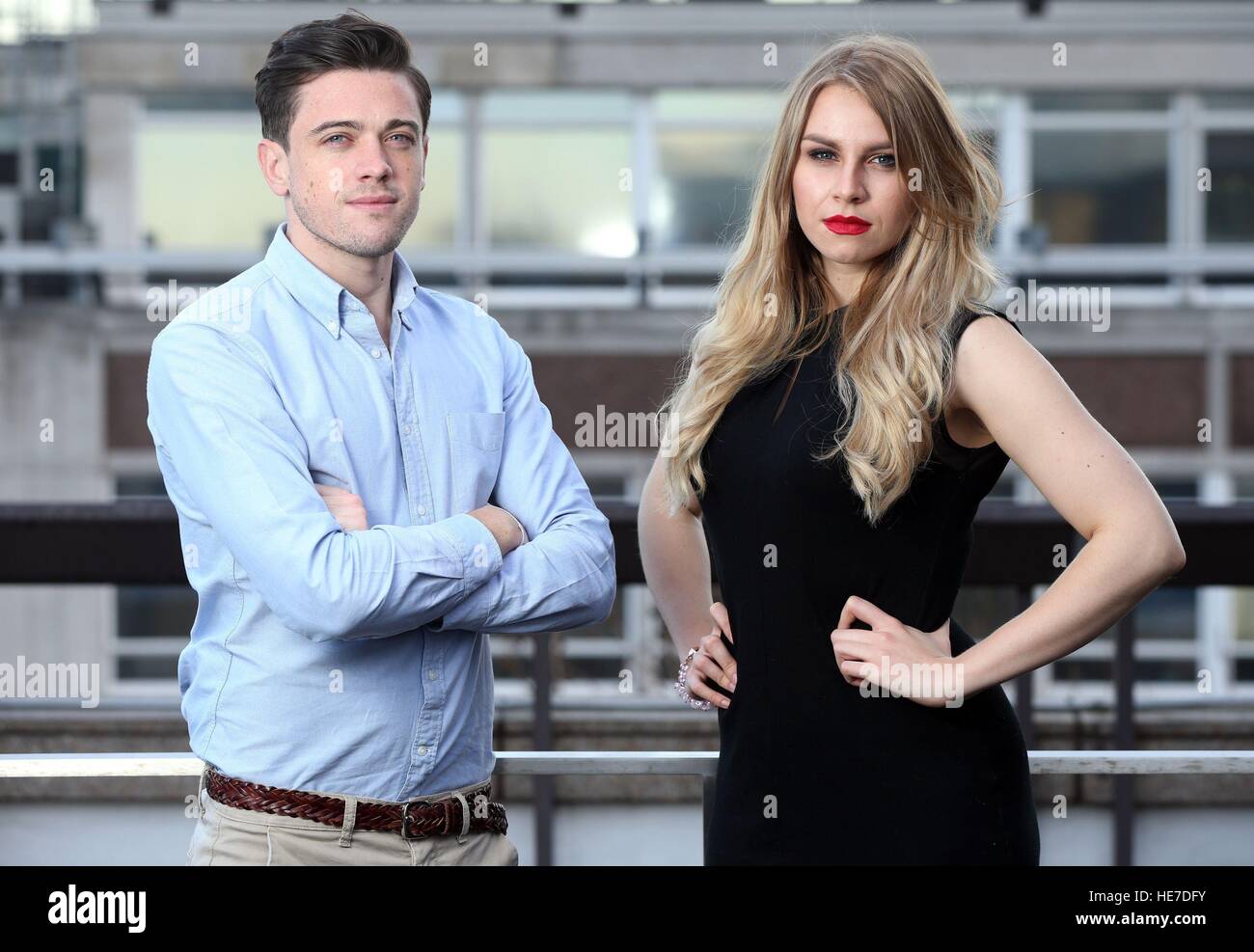 The Apprentice finalists, Alana Spencer and Courtney Wood, who will