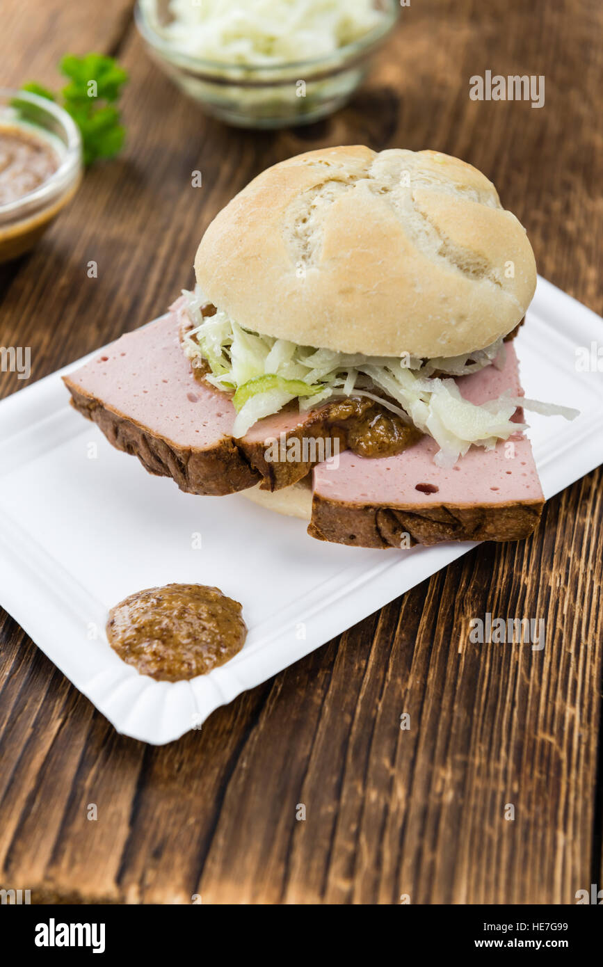 Liver loaf hi-res stock photography and images - Alamy