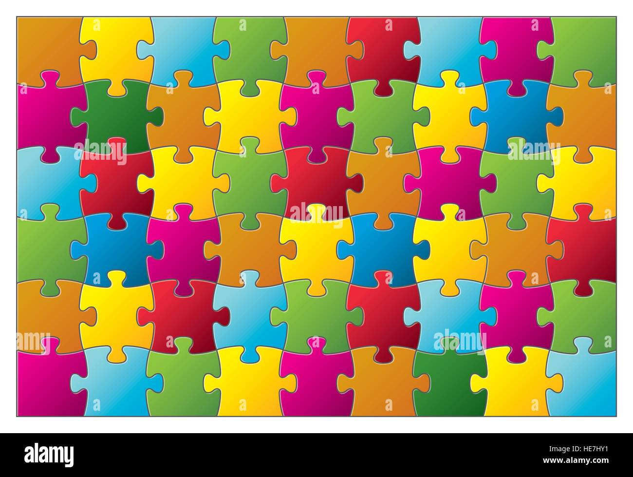 Puzzle piece Stock Vector Images Alamy