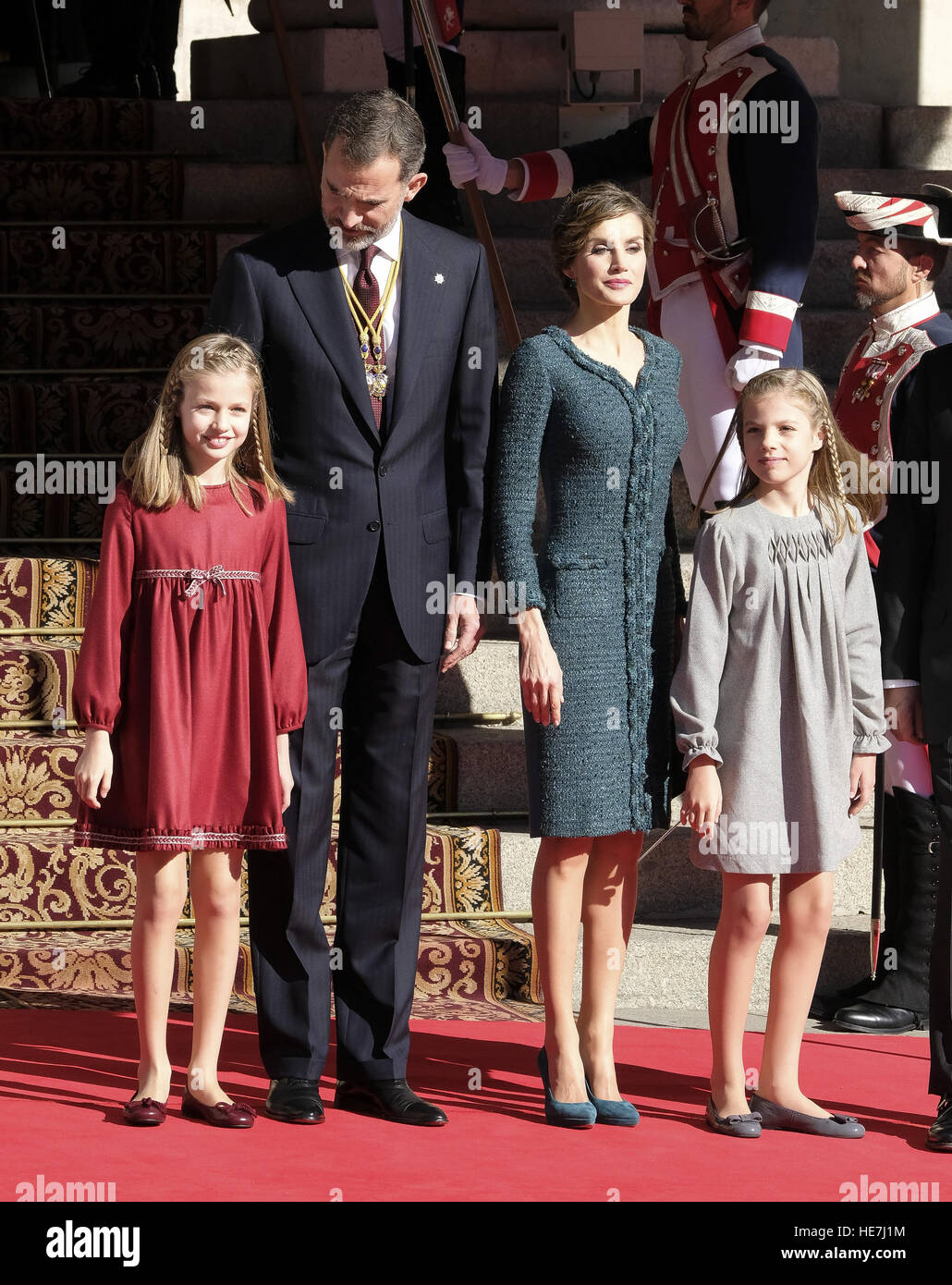 King Felipe VI of Spain, Queen Letizia of Spain, Princess Sofia