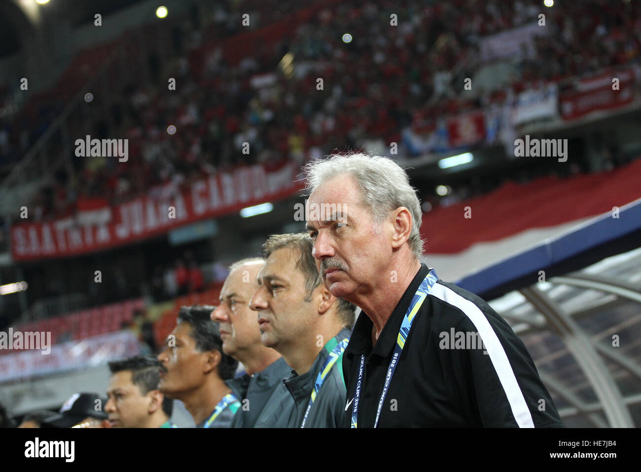 Thailand. 17th Dec, 2016. Alfred Riedl coach of Indonesia during the ...