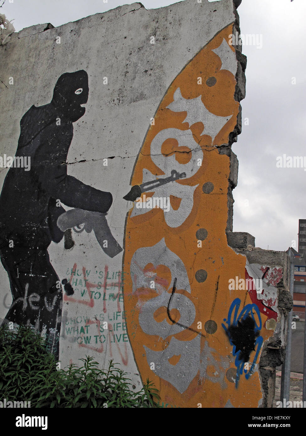 Sandy Row, Unionist community,Belfast,Northern Ireland,UK - For God Stock Photo