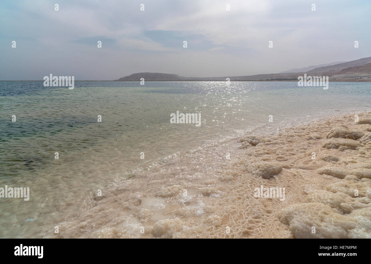 Dead Sea the landscape sunny summer day Stock Photo - Alamy