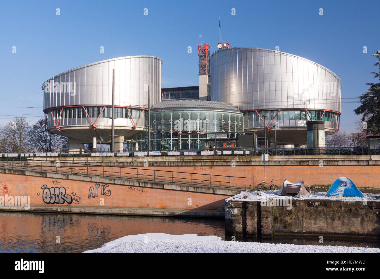 The European Court of Human Rights, Strasbourg Stock Photo
