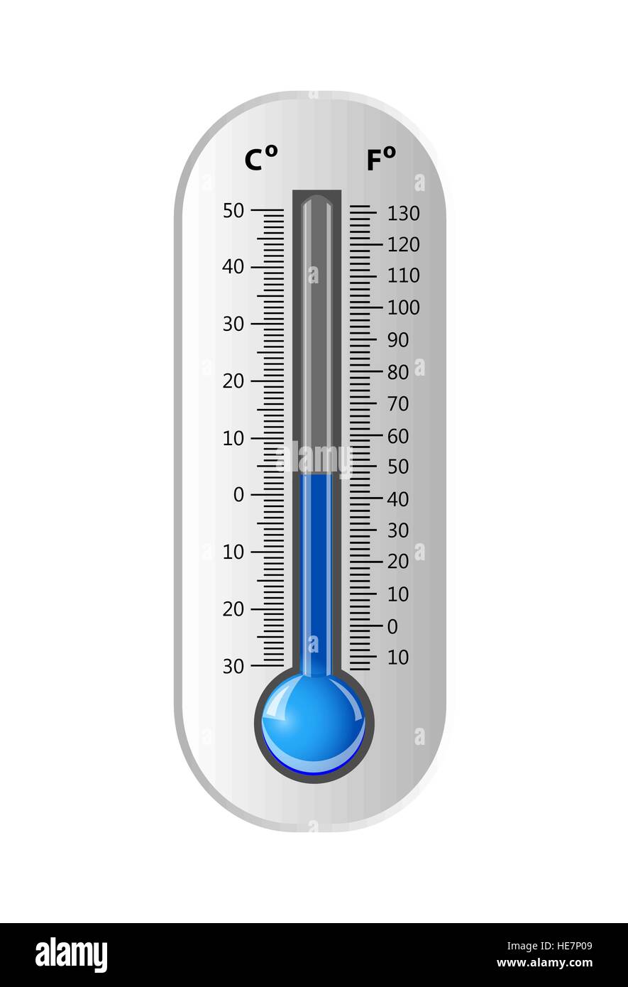 Temperature thermometer Cut Out Stock Images & Pictures - Alamy