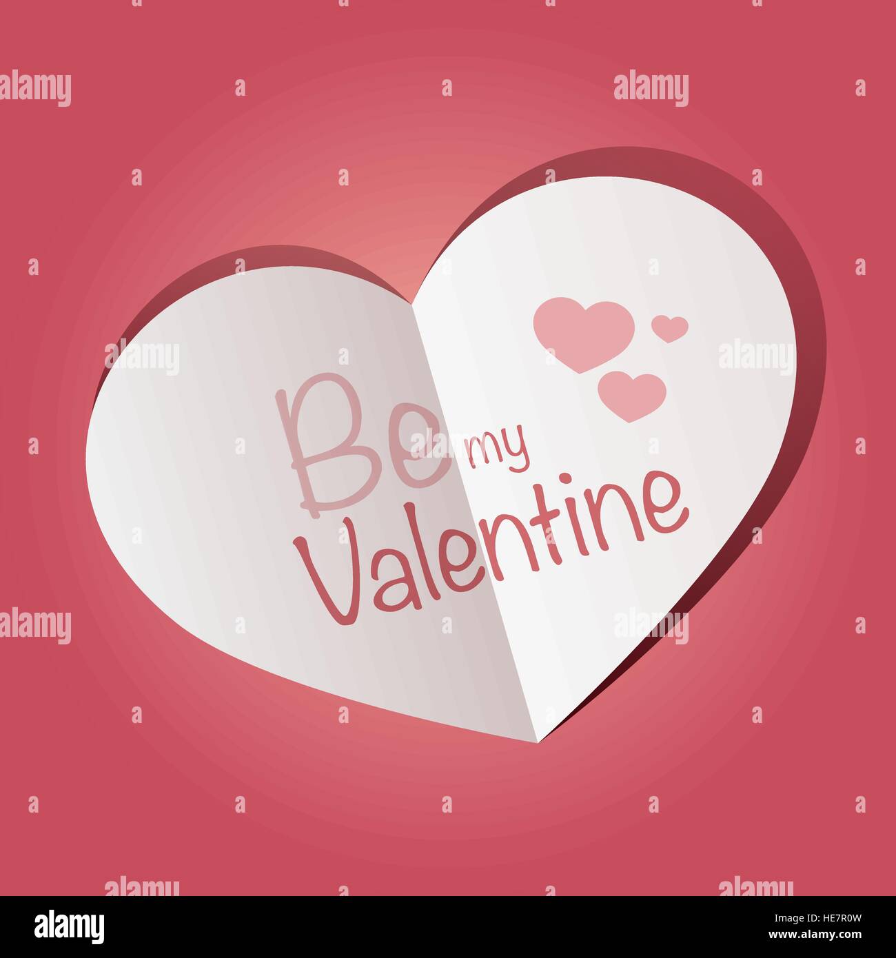 valentine pink heart symbol vector Stock Vector Image & Art - Alamy