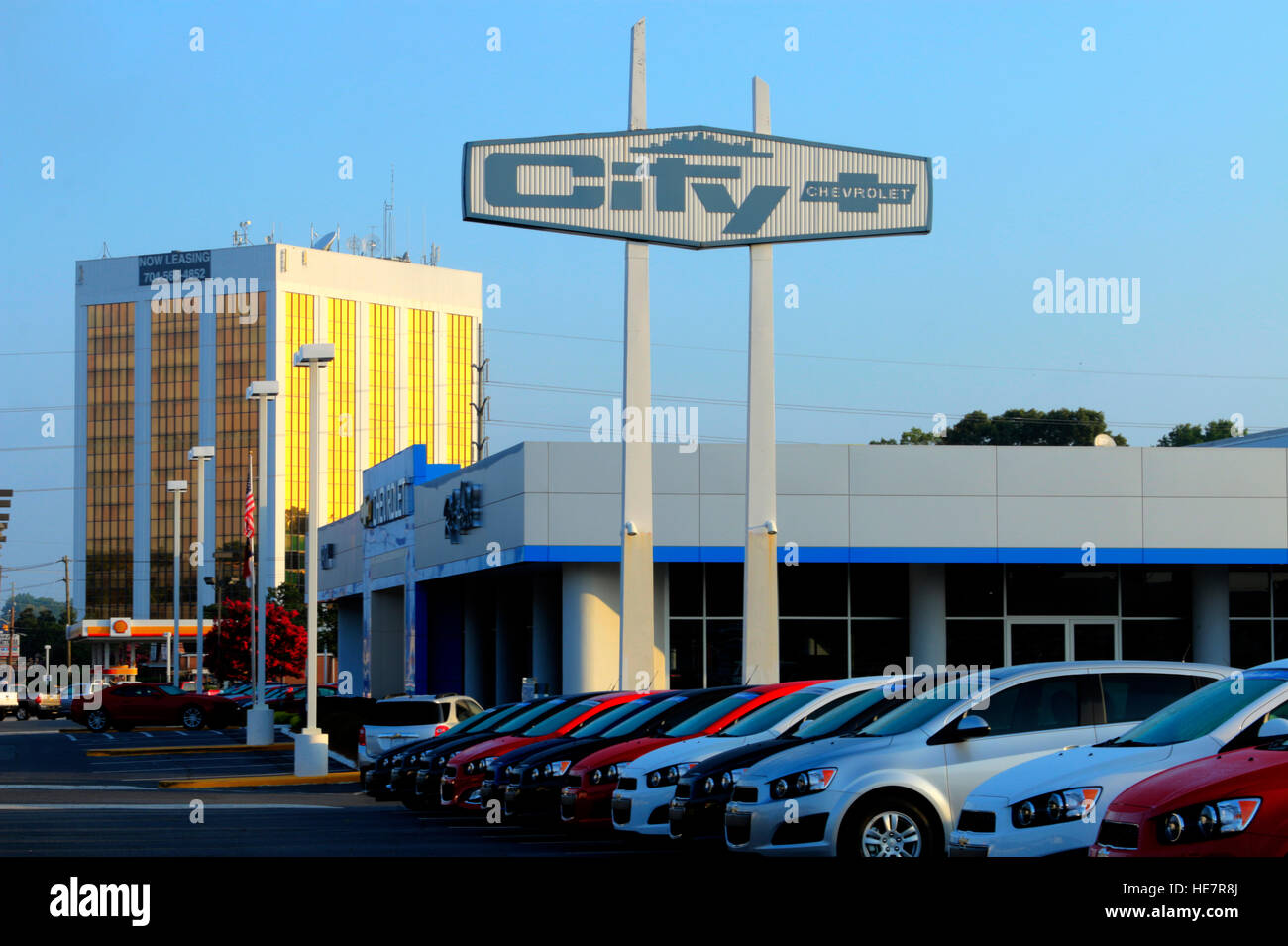 City Chevrolet Charlotte NC Stock Photo