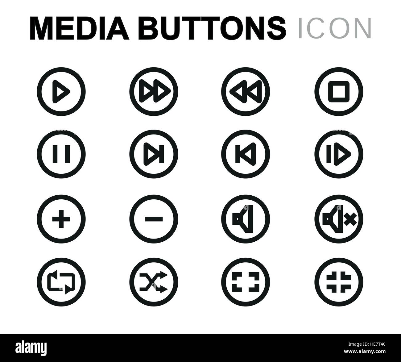 Media button