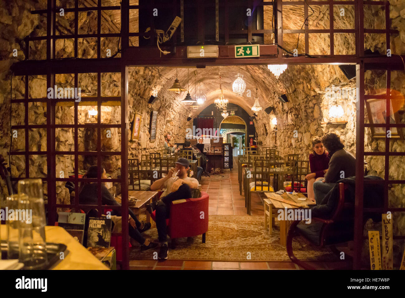 Chimera brewpub, Rua Prior do Crato Lisbon Portugal Stock Photo