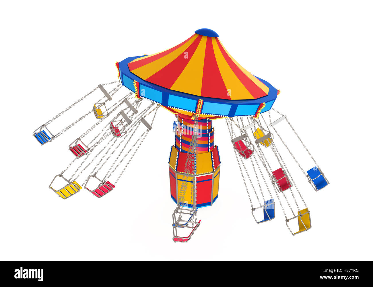 Wave swinger amusement park ride hi-res stock photography and images ...
