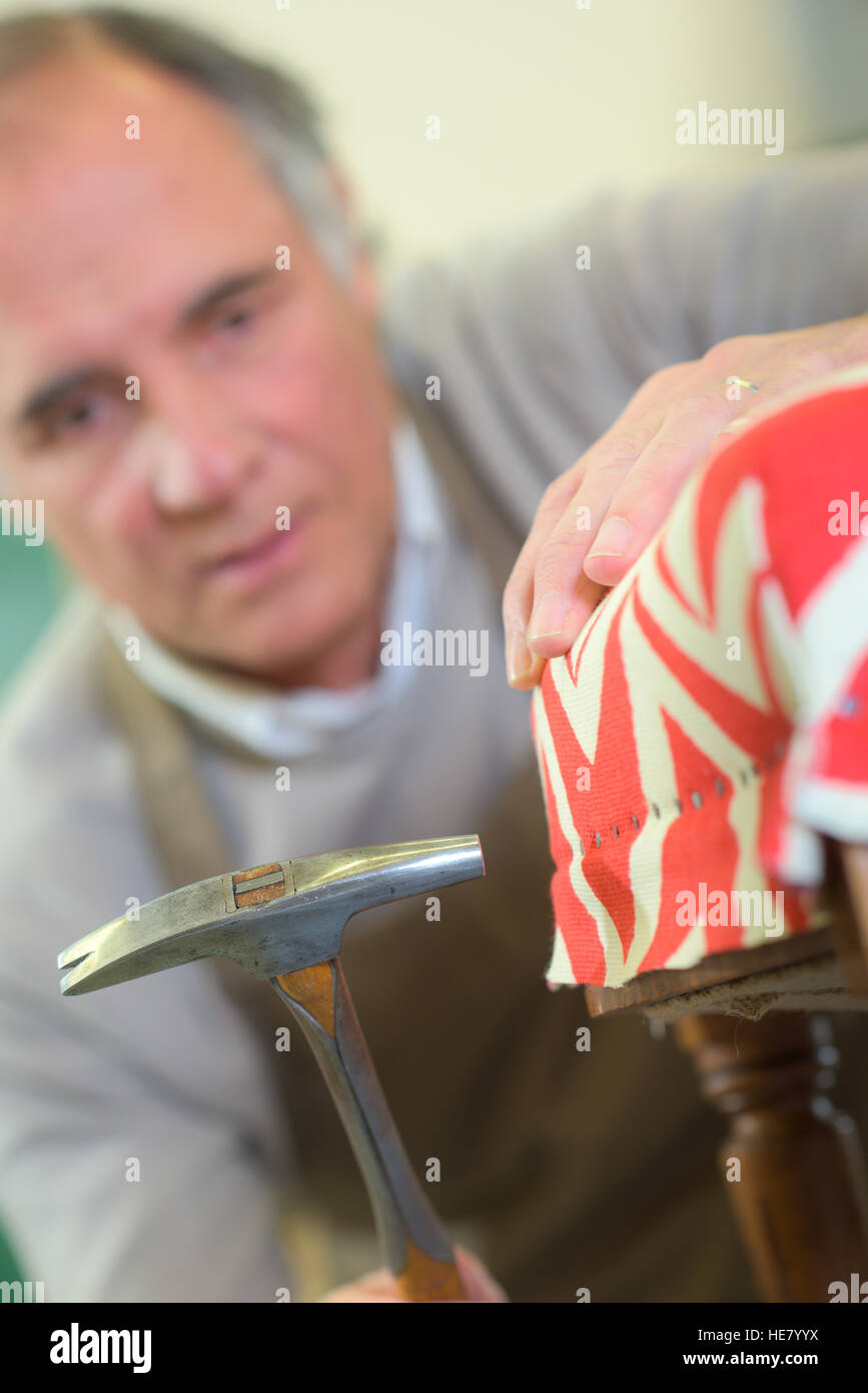 Furniture repair shop Stock Photo Alamy