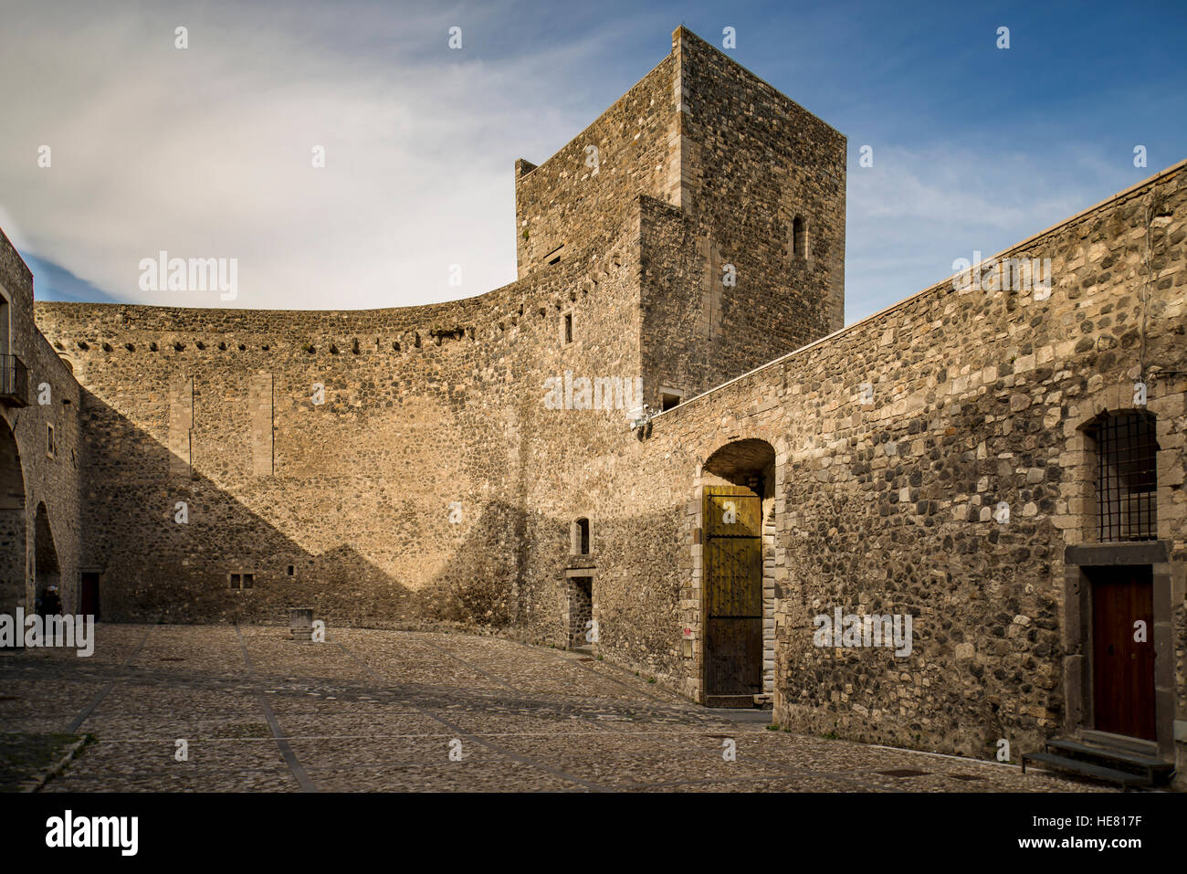 Melfi Castle in Basilicata Stock Photo - Alamy