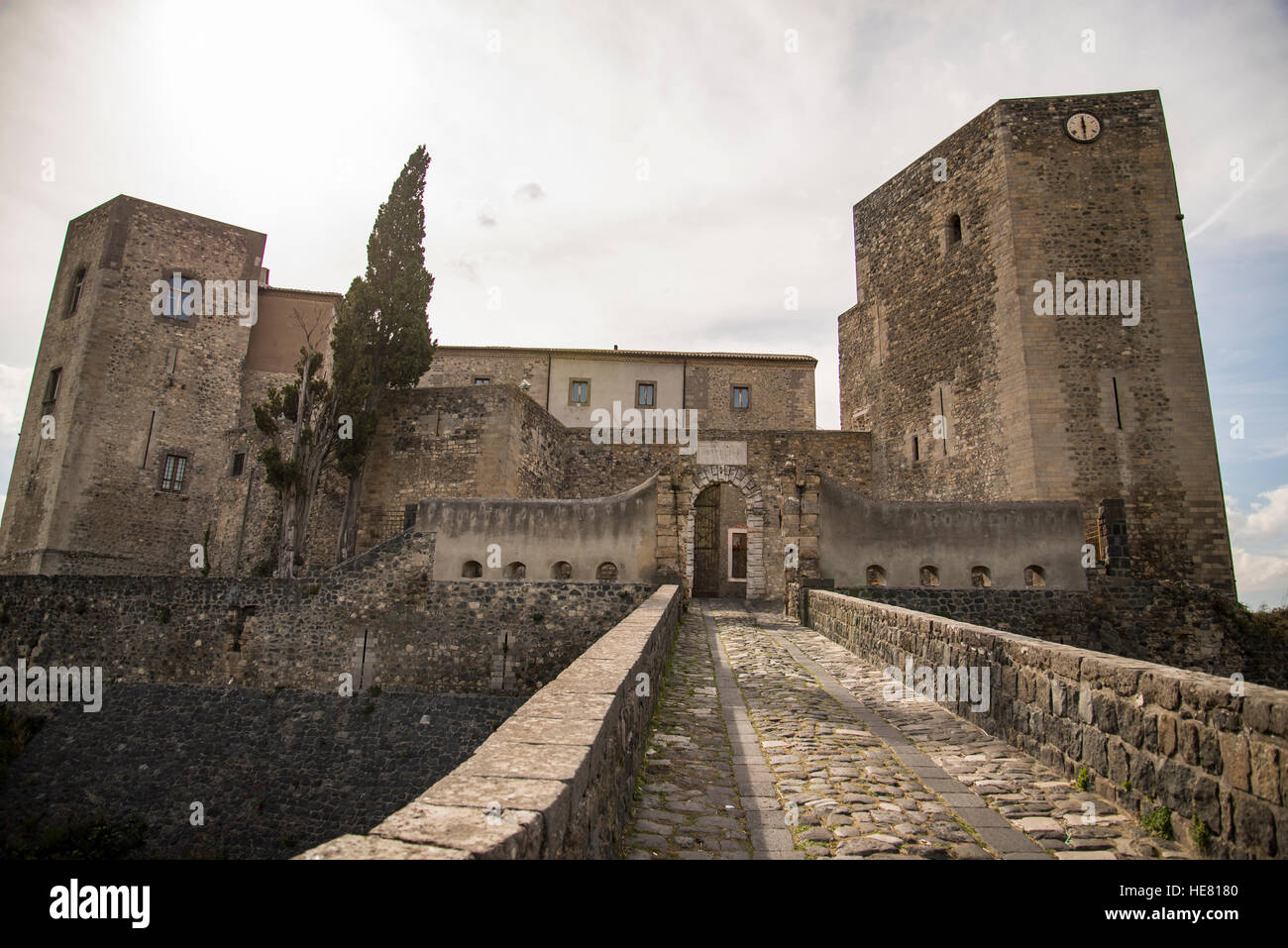 Melfi Castle in Basilicata Stock Photo - Alamy