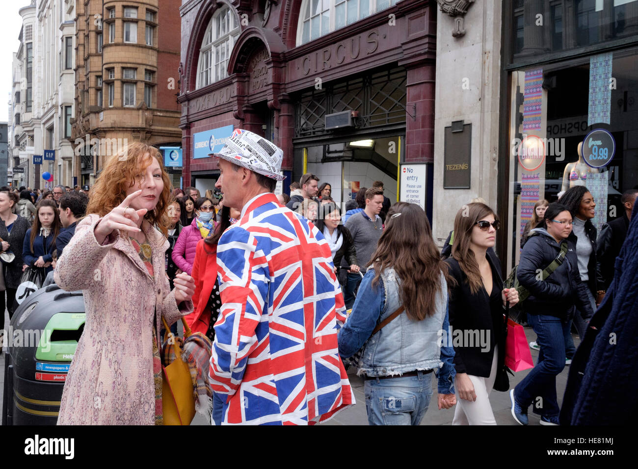 Man in union jack suit hi-res stock photography and images - Alamy