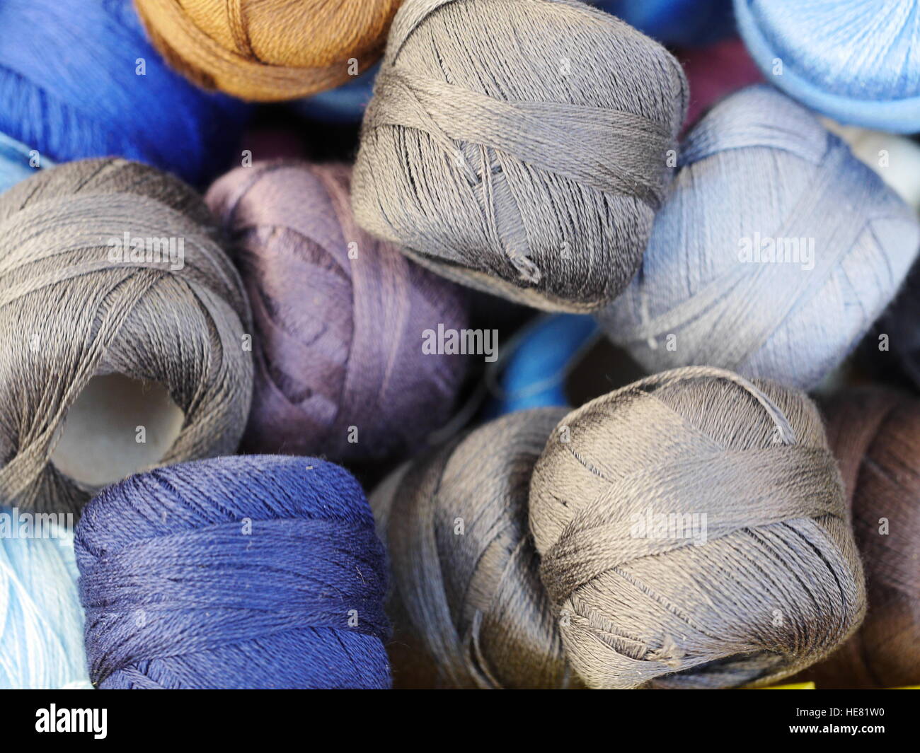 thread twine wool Stock Photo Alamy