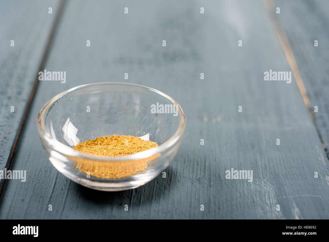 Cumin (Cuminum cyminum) Food Ingredient In Glass Bowl Stock Photo