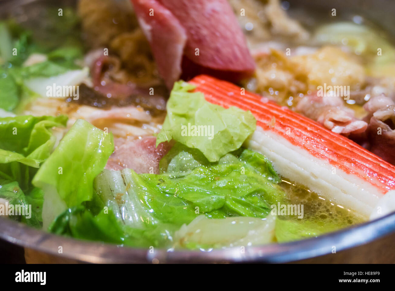 Taiwanese hot pot, a traditional Chinese dish Stock Photo Alamy