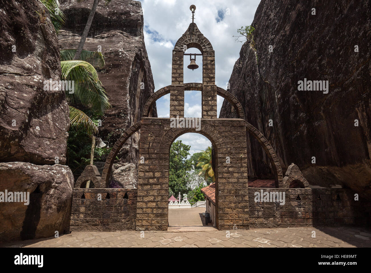 Aluvihara Rock Temple, Matale, Central Province, Sri Lanka Stock Photo