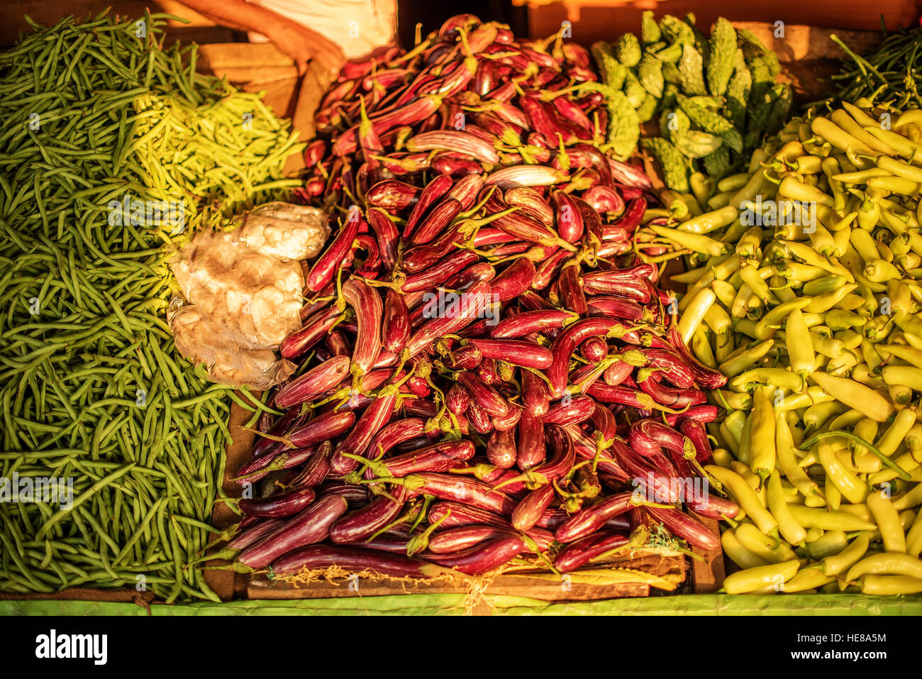Vegetables in the market of Sri Lanka Stock Photo Alamy