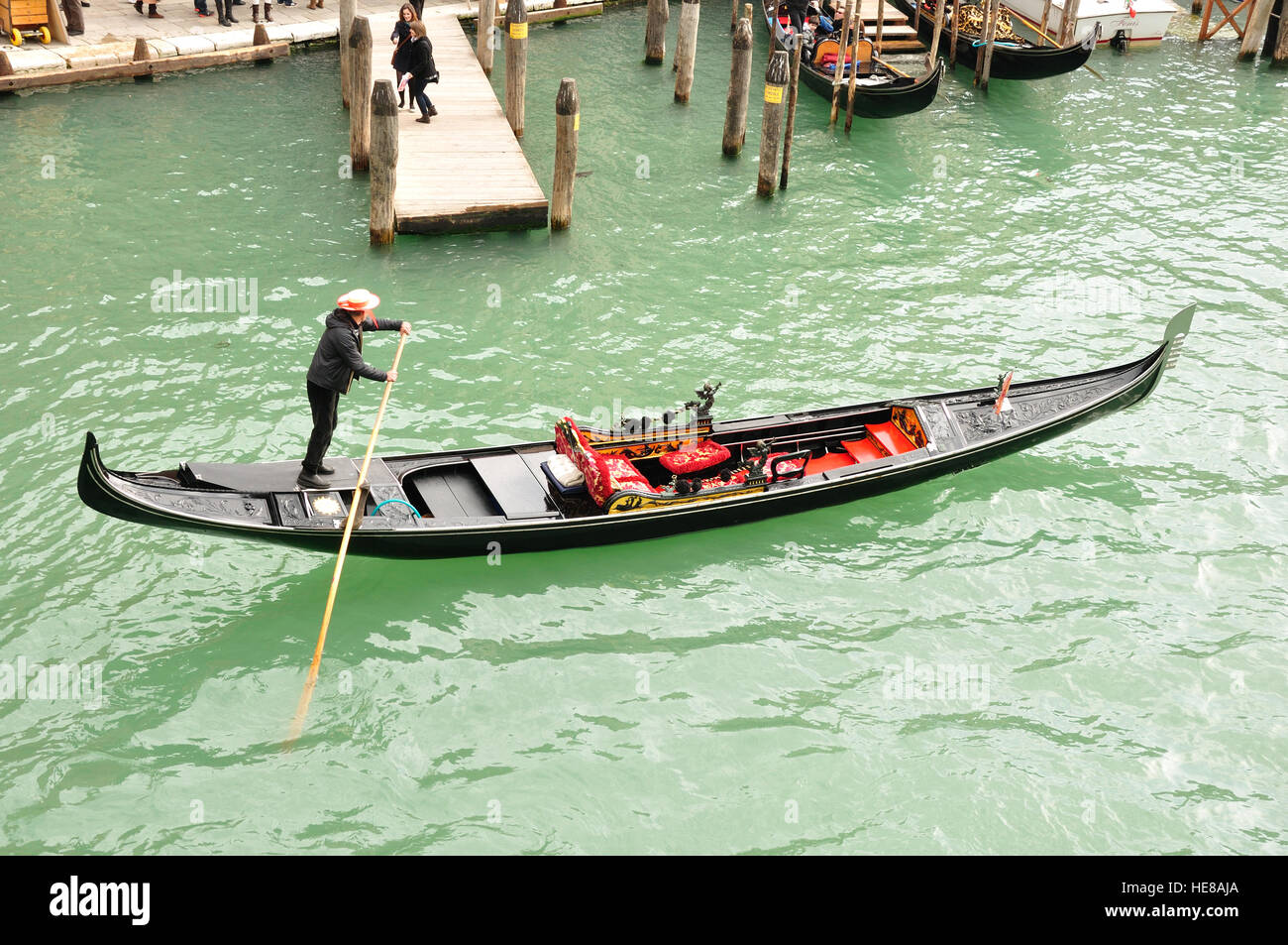 Gondola the small ferry of Venice Stock Photo Alamy