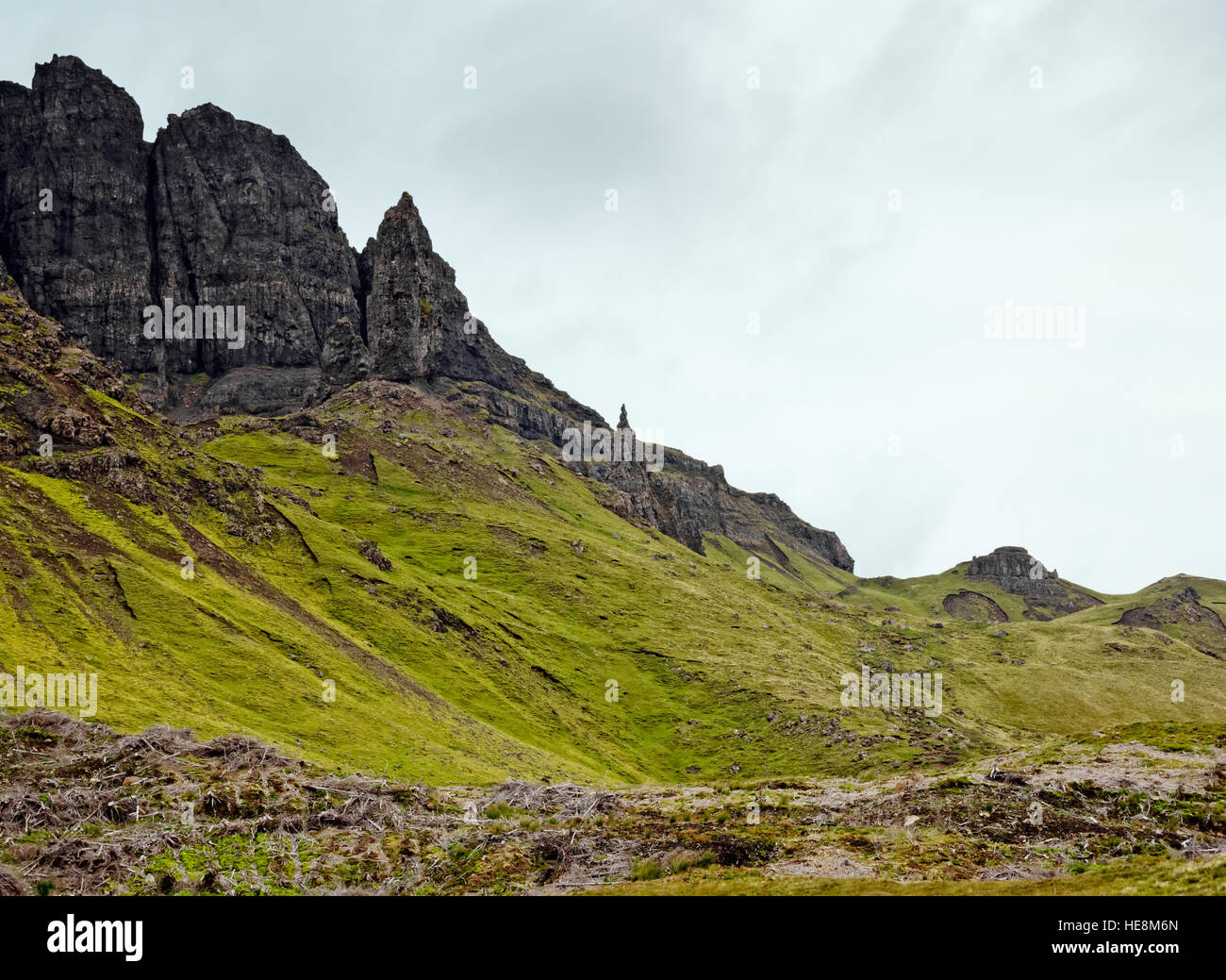 Old Man of Storr pinnacle on Skye, Scotland Stock Photo - Alamy