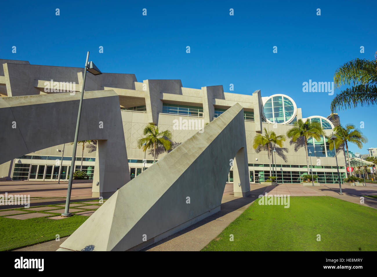 San Diego Convention Center grounds. San Diego, California Stock Photo