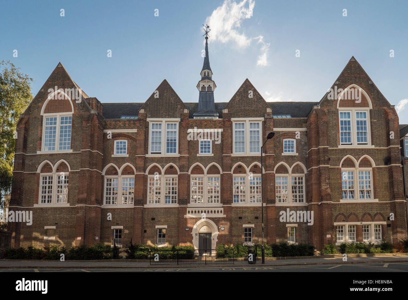 Holmes Road London School Board building in Kentish Town Stock Photo