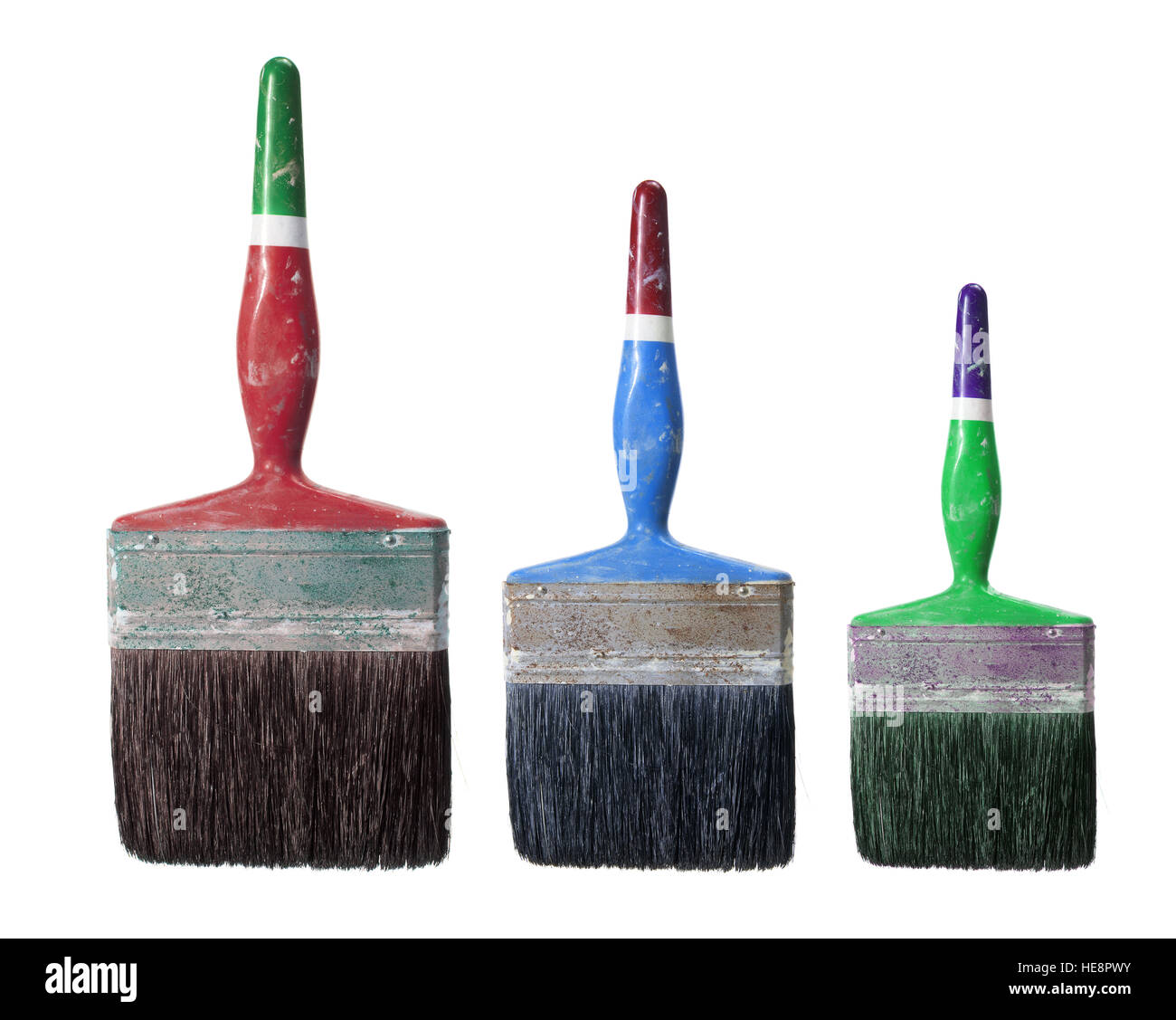 Old Paint Brushes Stock Photo Alamy