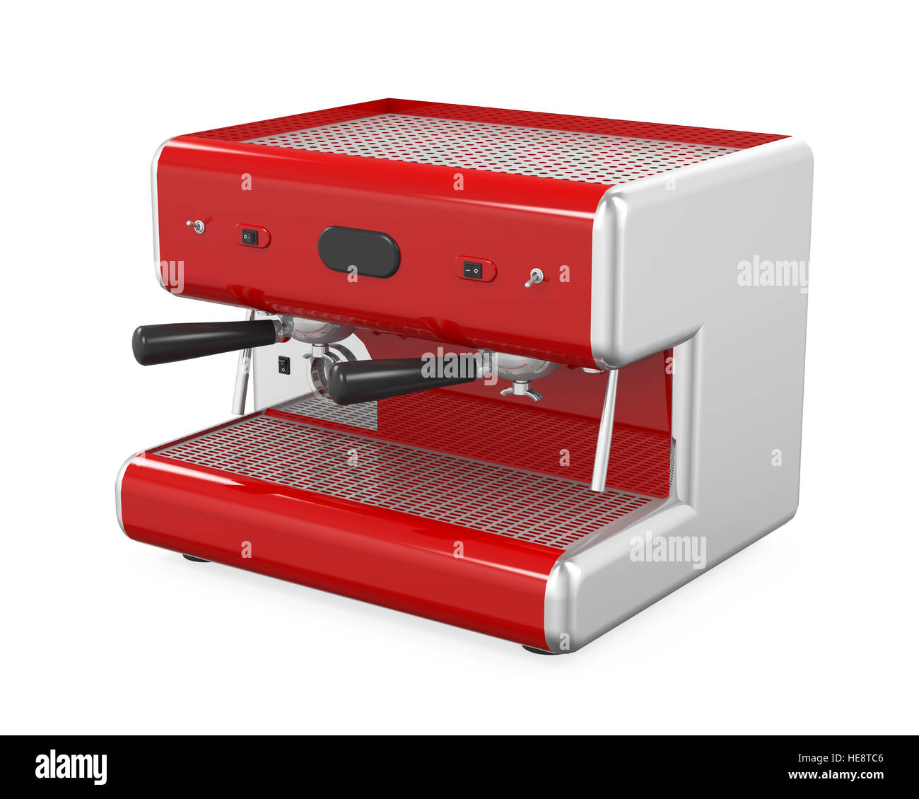 Coffee Machine Isolated Stock Photo Alamy